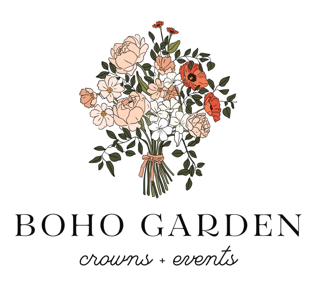 Boho garden crowns events secondary